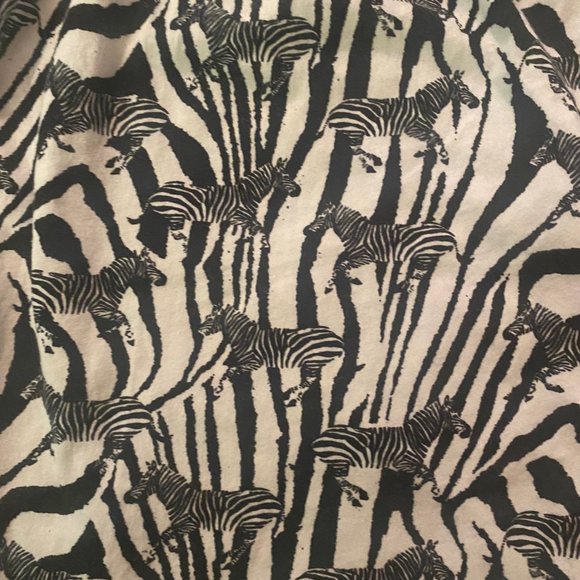 H&M Women's Sleeveless Cotton Zebra Print Dress Size Small - Picture 3 of 6